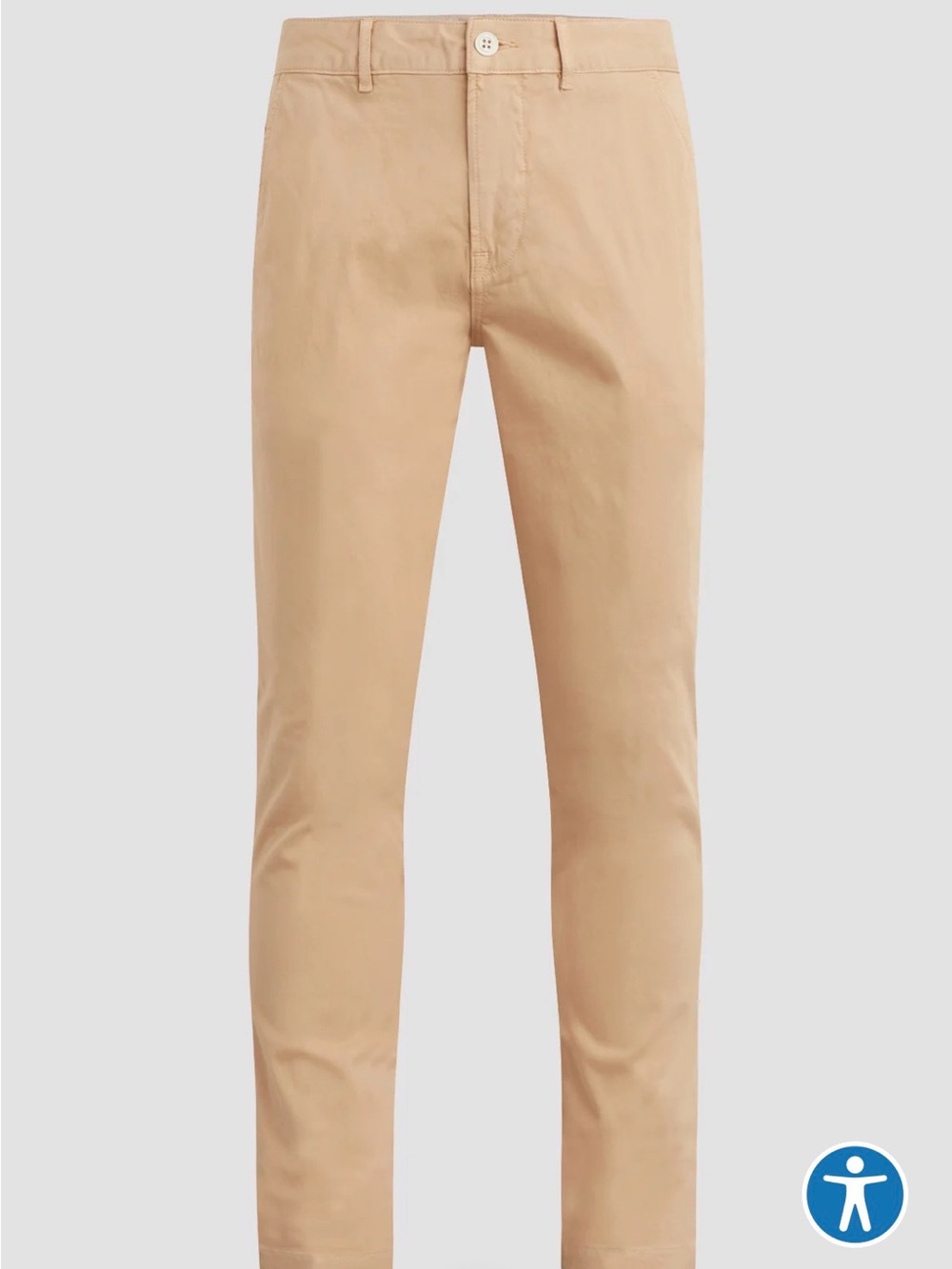 Hudson Jeans Men’s Slim Fit Chino Pants in Mocha NWT